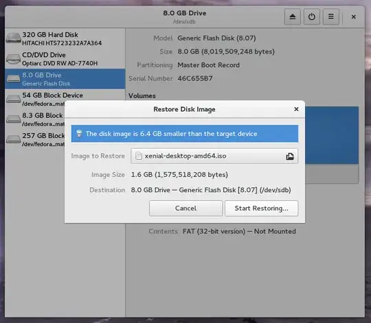 Step 3. Choose image to restore