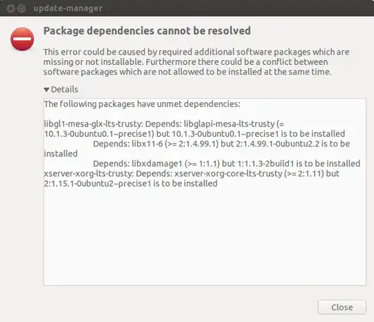 Package dependencies cannot be resolved
