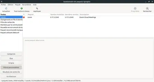 Package Manager screenshot