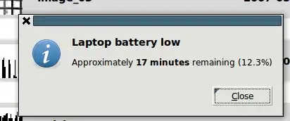 low battery warning