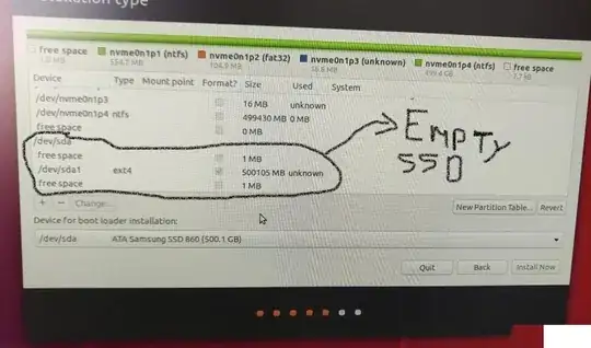Emtpy ssd
