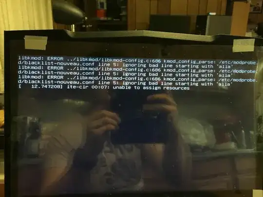 Phone picture of error