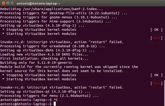 Command line output