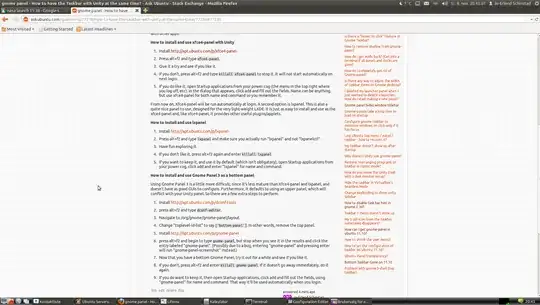 Unity with a bottom lxpanel
