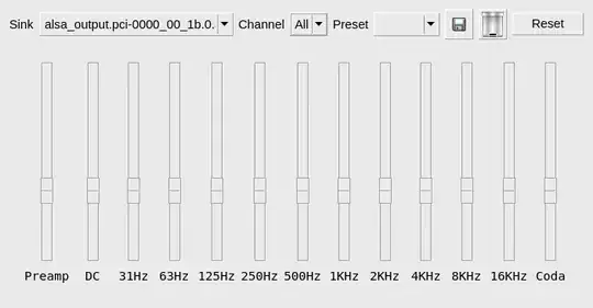 PulseAudio Equalizer