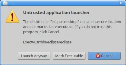 Eclipse desktop error