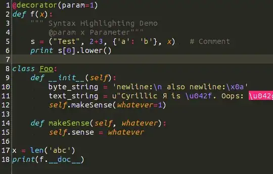 Ubuntu Mono Nohinting Font with PyCharm Monokai theme