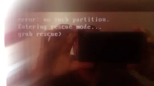 Photo of error message