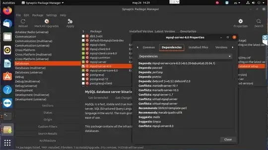 mysql server conflict