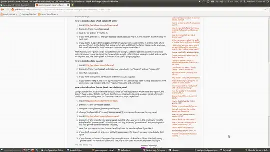 Unity with an xfce4-panel complete with taskbar, shortcuts and menu