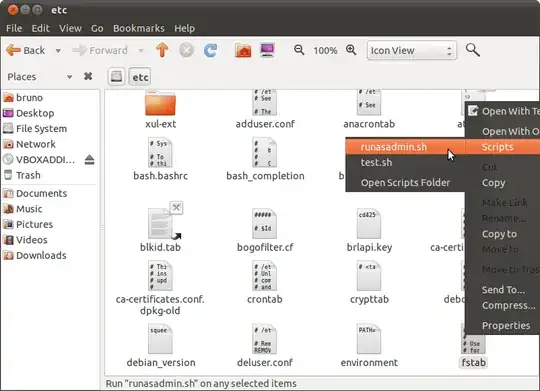click on your openasadmin script