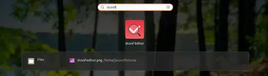 dconf-editor in the application list