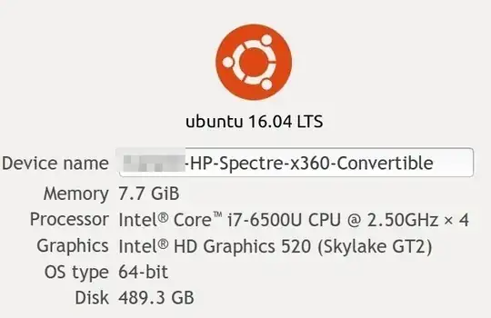 Specifications in picture