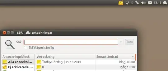 Gnote starts with search dialog open