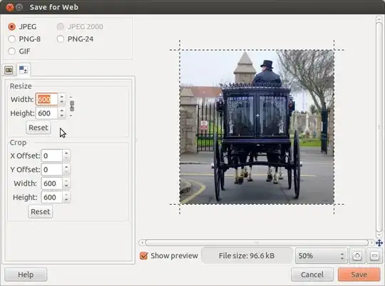 save for web size tab