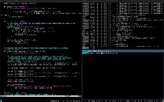 i3wm with vim and terminals open