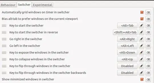 Switcher tab of Unity plugin in CCSM