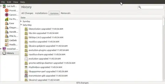 Software Center History