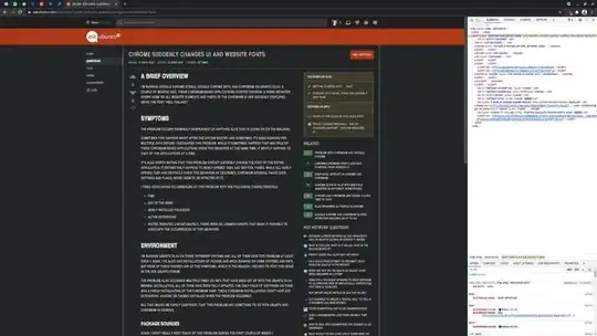 Chromium on Ubuntu 20.04 using Hell Finland as the Webfont