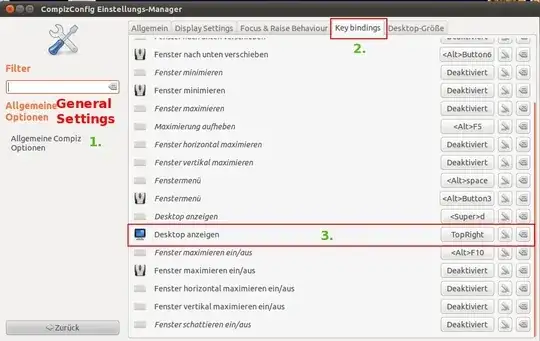 show desktop with edge binding