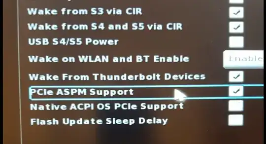 Enable ASPM in UEFI BIOS