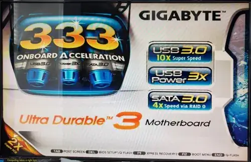 Gigabyte motherboard, ca. 2010?