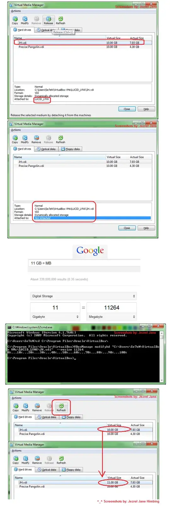 How to Resize Virtual Disk Image