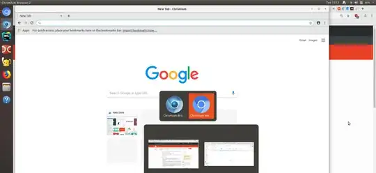 task switching among two different Chromium instances