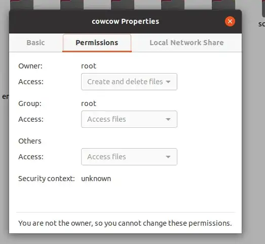 new drive permissions