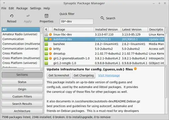 synaptic Package Manager (GUI)