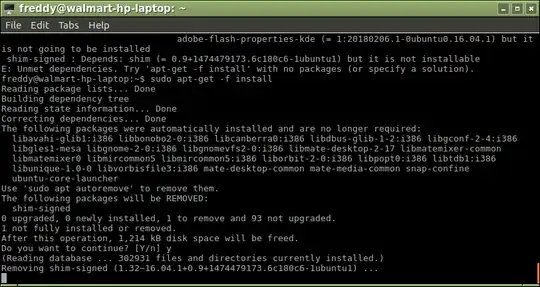step 2: shim uninstalling