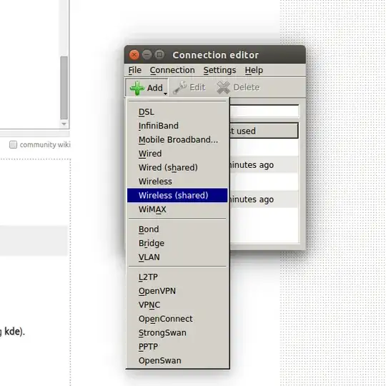 Adding A new connection