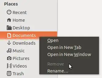 Remove grayed out - Places - Nautilus - Ubuntu 13.10