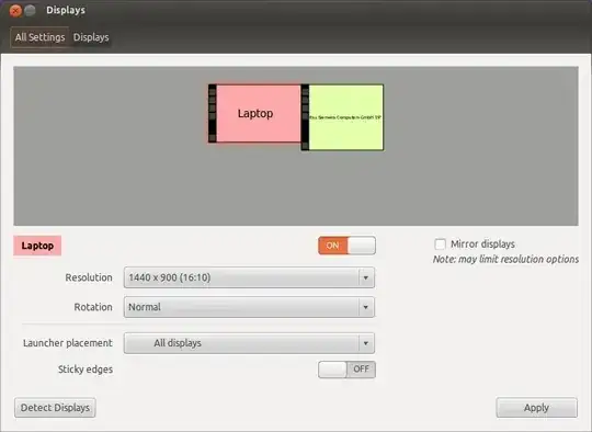 Diplay configuration after restart