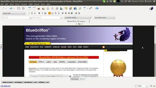 Bluegriffon Window