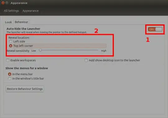 Configure the auto-hide functionality