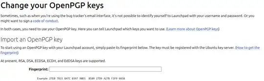 Import OpenPGP Keys