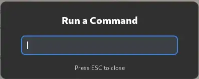 An image of the gnome Run dialog