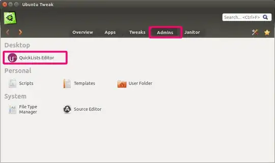Ubuntu Tweak Admins Tab