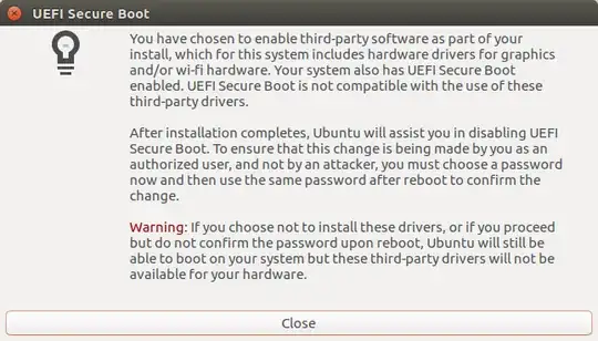 Screenshot of message that appears when you click "Learn moreā¦"