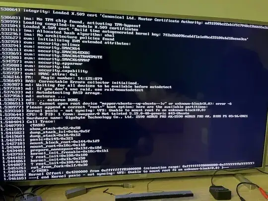 Error message