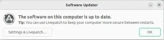 no updates available