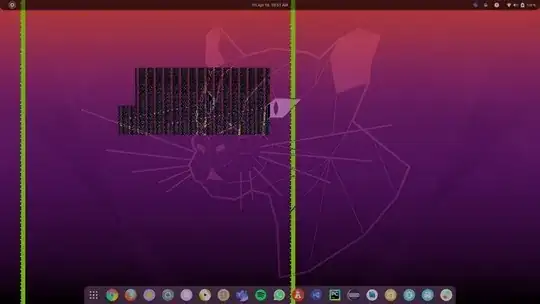 weird artifacts on wallpaper