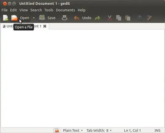 Open tab inside gedit