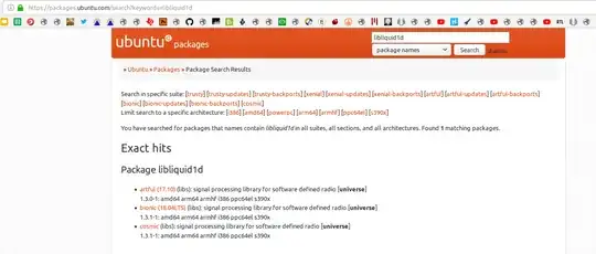 Ubuntu packages search result