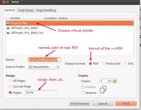 setting new PDF