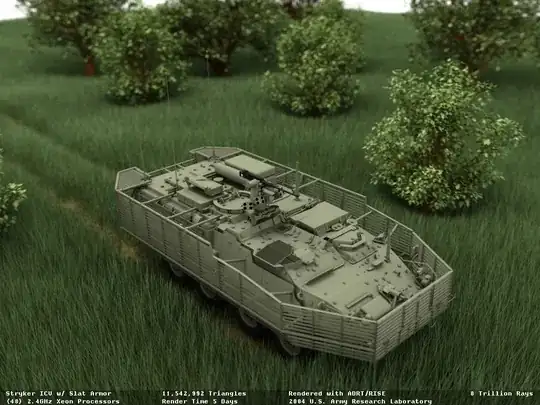 Stryker ICV 8 trillions rays rendering