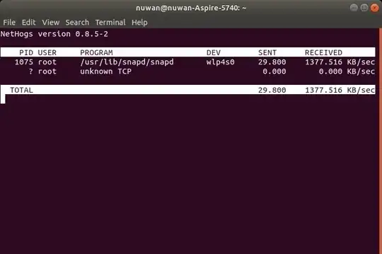 nethogs interface showing culprit