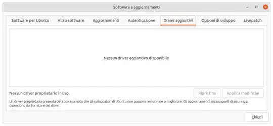 Additional Drivers tab