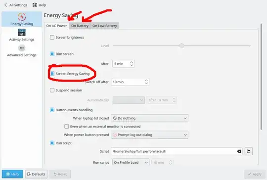 KDE Power Management (Energy Savings